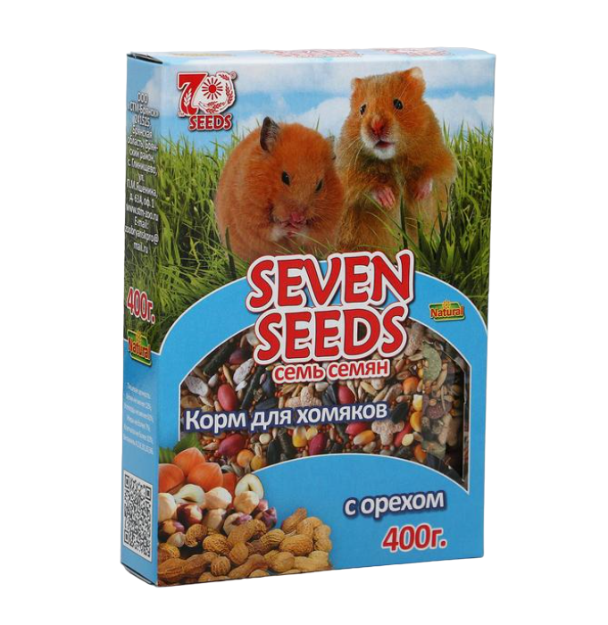 Сухой корм для хомяков Seven Seeds Special с орехом 0,4 кг