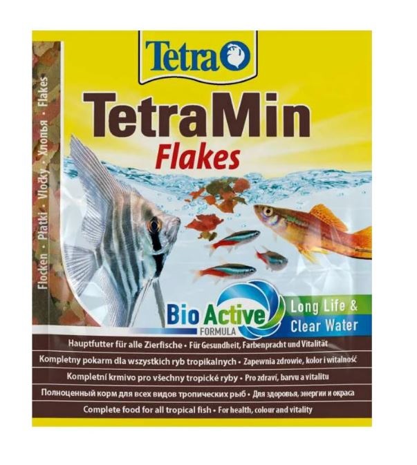 

Корм для рыб Tetra Min хлопья, 12 г