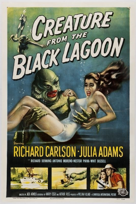 

Постер к фильму "Создание из Чёрной лагуны" (Creature from the Black Lagoon) 50x70 см