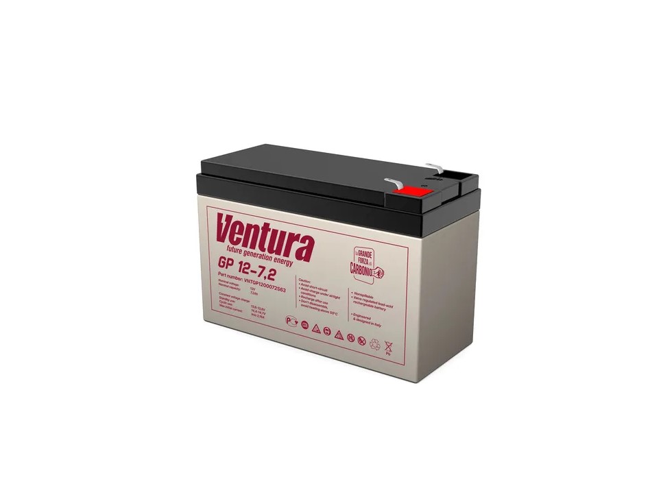 

Аккумулятор для ИБП Ventura 7200 А/ч 12 В (9427)