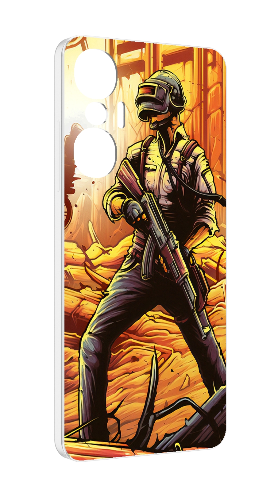 

Чехол MyPads Пабг для Infinix Hot 20S противоударный, Tocco