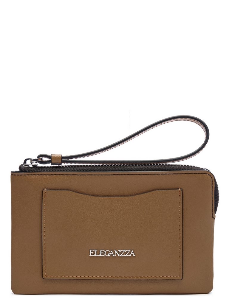 

Монетница женская Eleganzza ZQ77-2517 рыжяя, Коричневый, ZQ77-2517