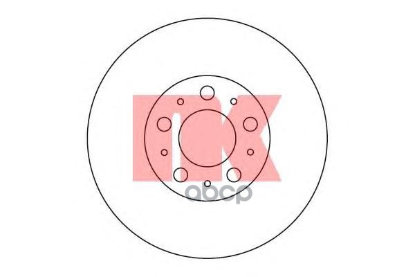 

204841nk_диск Тормозной Передний! 15' Wheel Volvo C70-V70 2.0-2.5tdi 98> Nk арт. 204841
