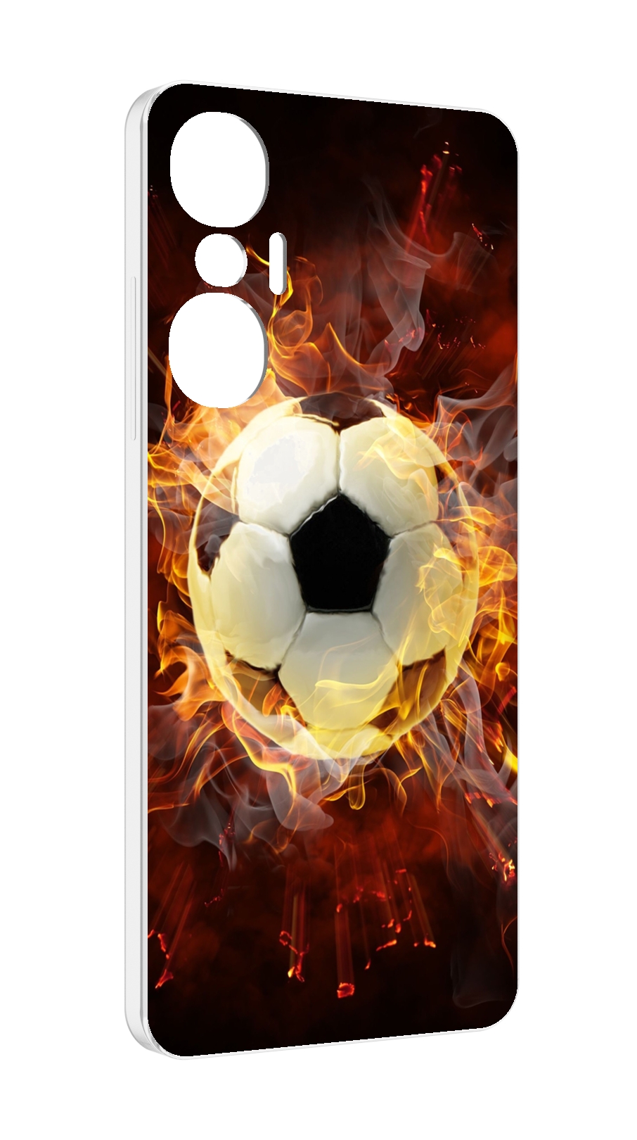 

Чехол MyPads Огненный-мяч для Infinix Hot 20S противоударный, Tocco