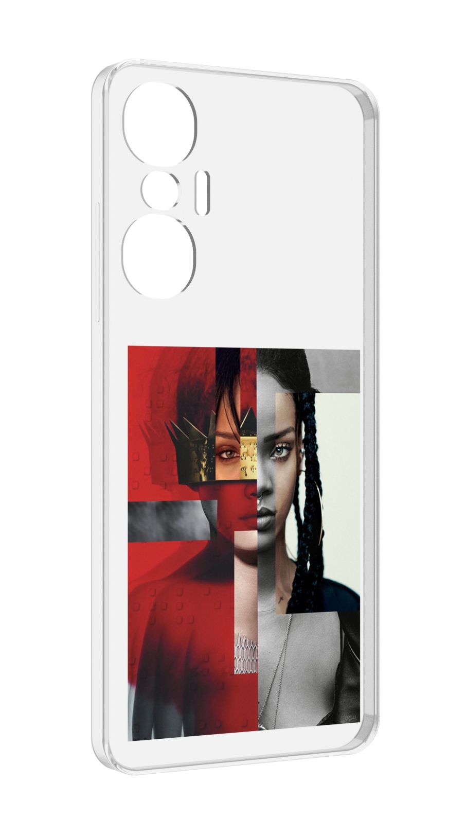 

Чехол MyPads Обложка-Рианна для Infinix Hot 20S противоударный, Tocco