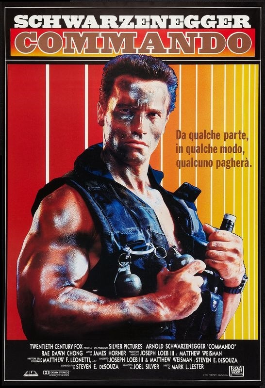 

Постер к фильму "Коммандос" (Commando) A2