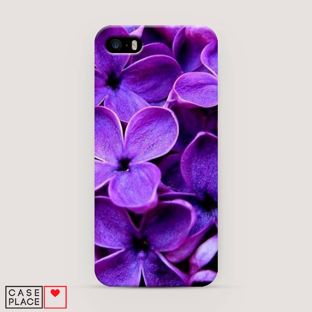 

Пластиковый чехол "Сирень крупная" на Apple iPhone 5, 10320-6