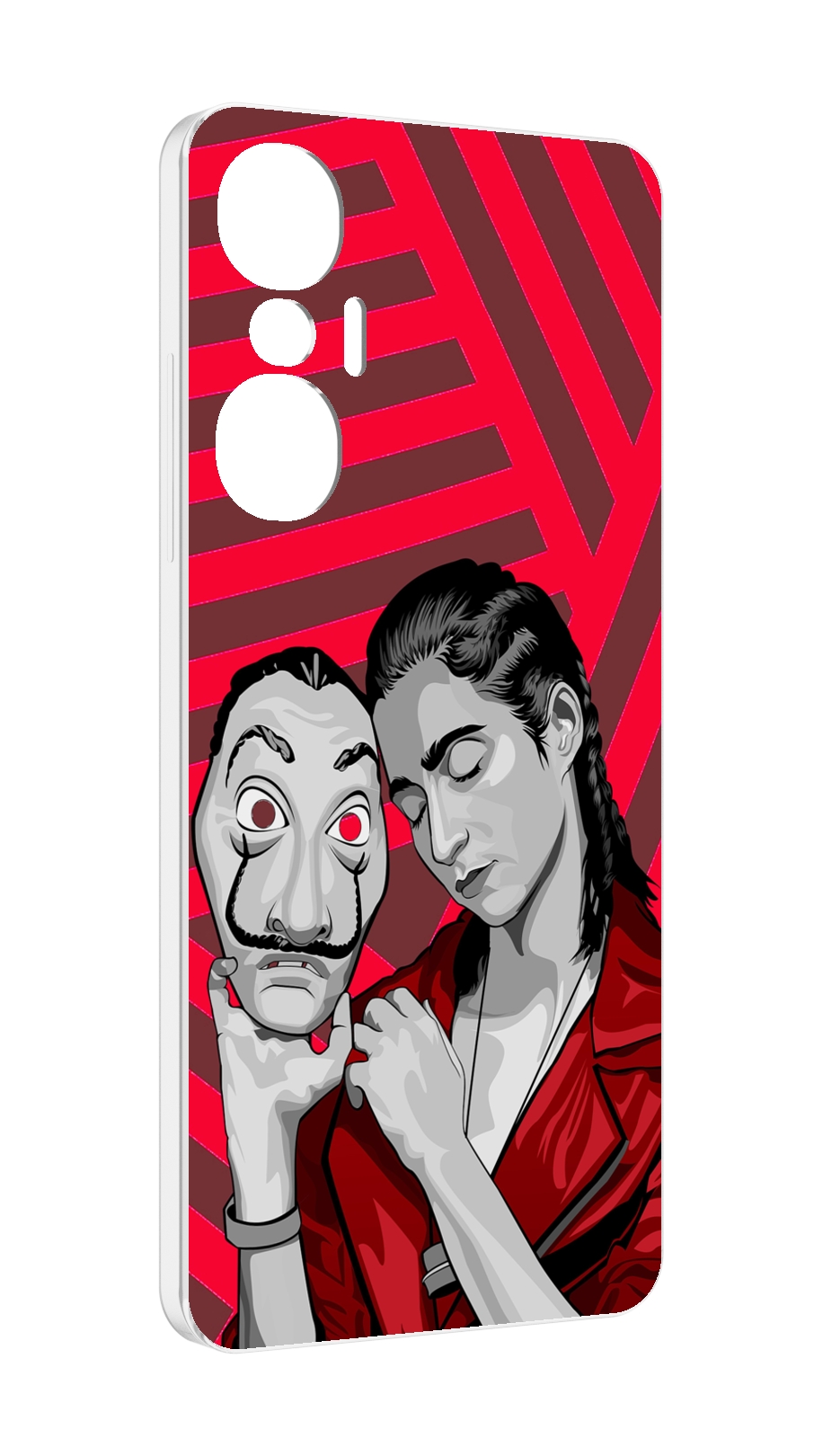 

Чехол MyPads Найроби-бумажного-дома для Infinix Hot 20S противоударный, Tocco