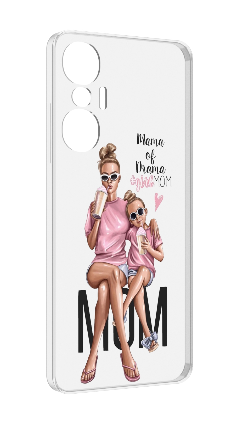 

Чехол MyPads Мама-мечты женский для Infinix Hot 20S противоударный, Tocco