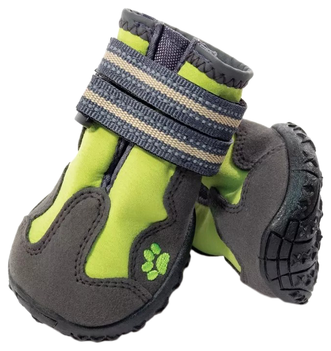 фото Обувь для собак triol размер l, 4 шт зеленый