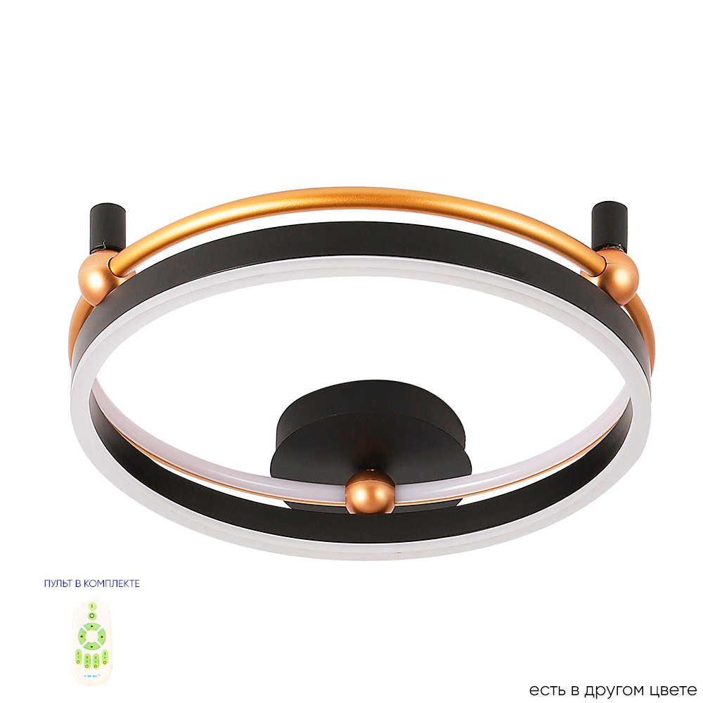 

Потолочный светильник Crystal Lux FERNANDO PL48W LED BLACK/GOLD, Fernando