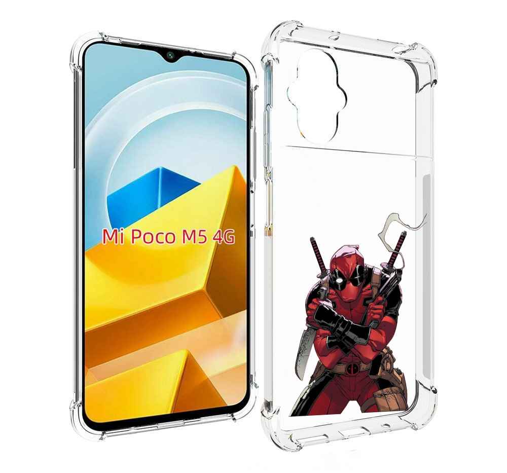 

Чехол MyPads Tocco для Xiaomi M5 дедпул-подмигивает, Прозрачный, Tocco