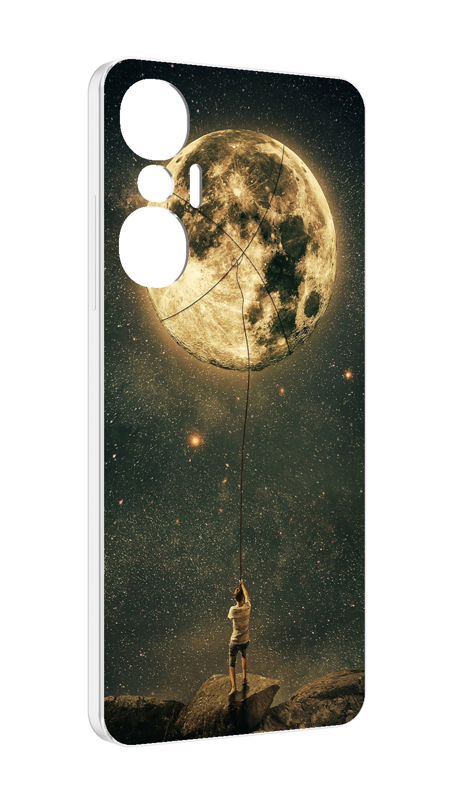 

Чехол MyPads Луна-светит для Infinix Hot 20S противоударный, Tocco