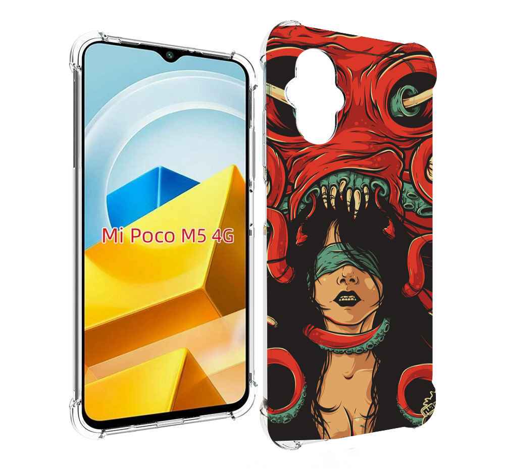 

Чехол MyPads Tocco для Xiaomi M5 девушку-съедает-осьминог, Прозрачный, Tocco
