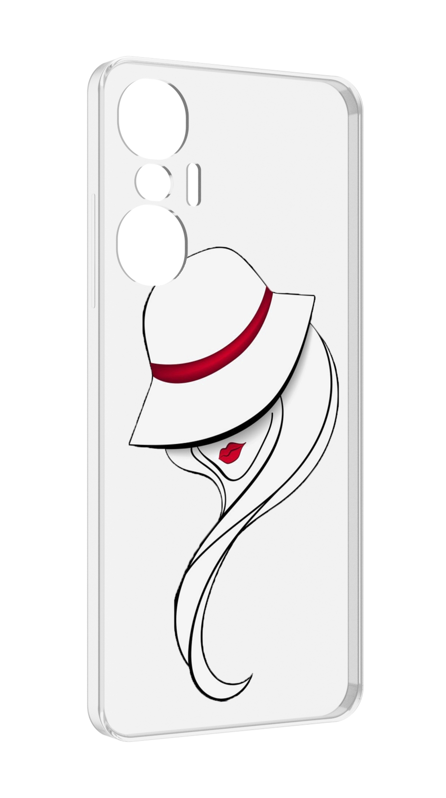 

Чехол MyPads Лого женский для Infinix Hot 20S противоударный, Tocco