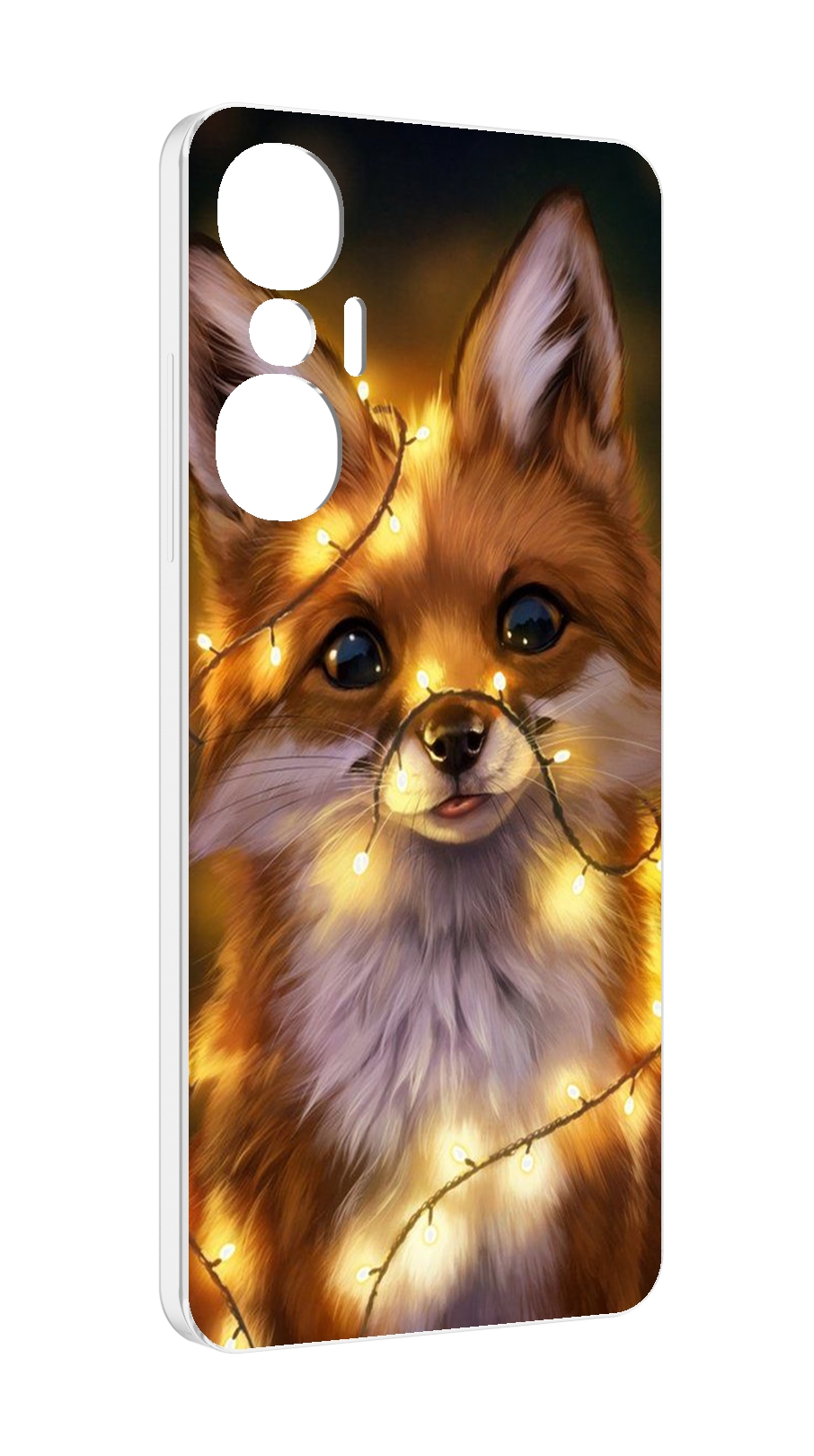 

Чехол MyPads Лисенок-в-гирлянде для Infinix Hot 20S противоударный, Tocco