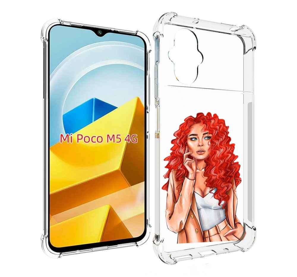 

Чехол MyPads Tocco для Xiaomi M5 девушка-с-яркими-волосами женский, Прозрачный, Tocco