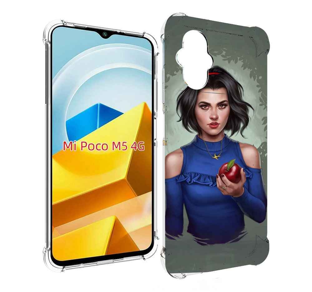 

Чехол MyPads Tocco для Xiaomi M5 девушка-с-яблоком женский, Прозрачный, Tocco