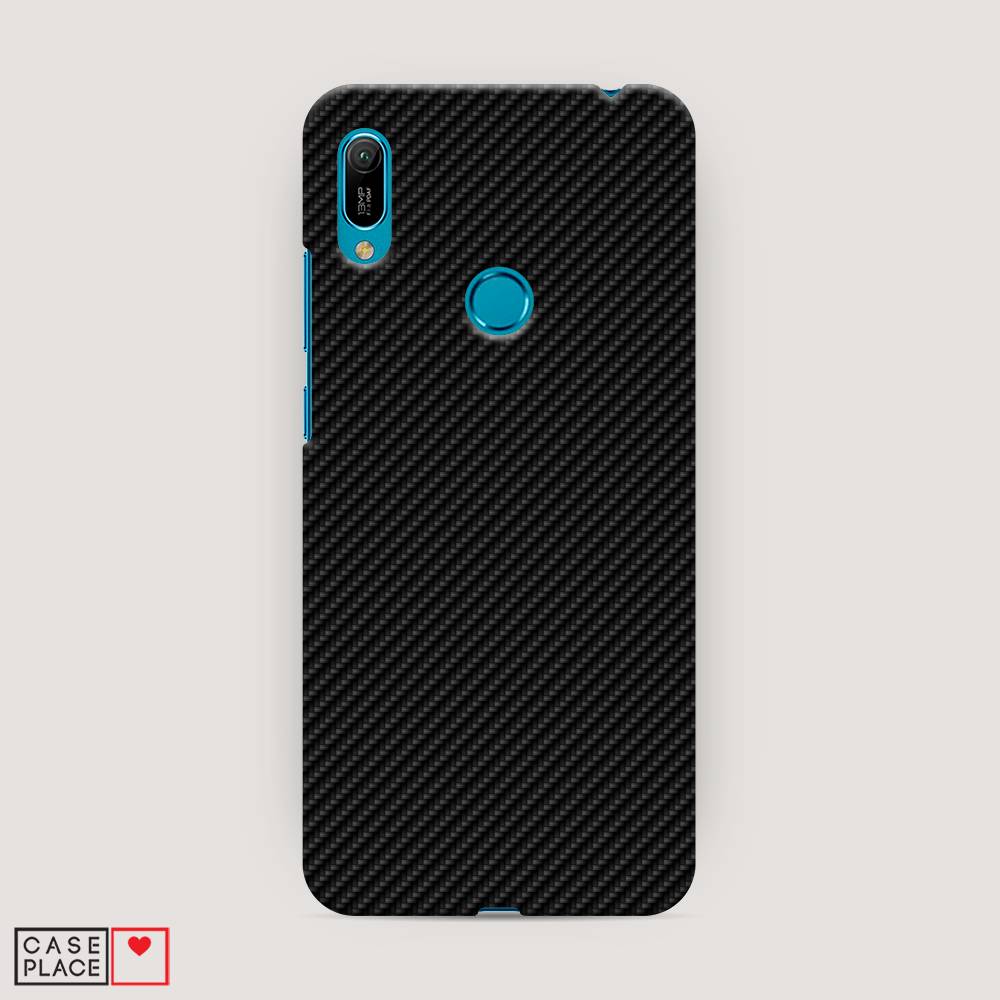 

Чехол Awog "Черный карбон" для Huawei Y6 2019