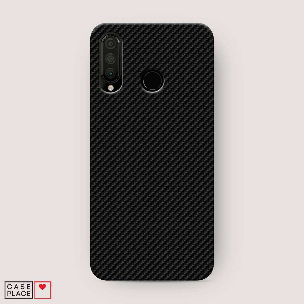 

Чехол Awog "Черный карбон" для Huawei P30 Lite