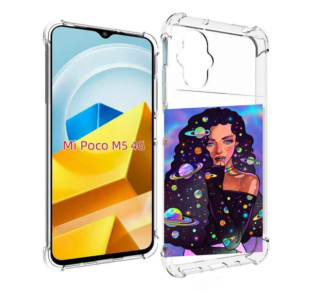 

Чехол MyPads Tocco для Xiaomi M5 девушка-с-планетами-в-волосах женский, Прозрачный, Tocco