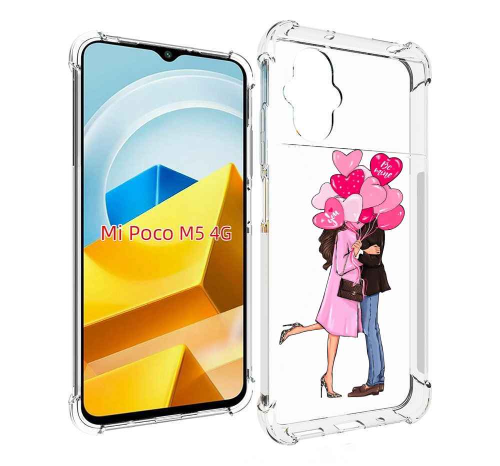 

Чехол MyPads Tocco для Xiaomi M5 девушка-с-парнем-сердечки женский, Прозрачный, Tocco