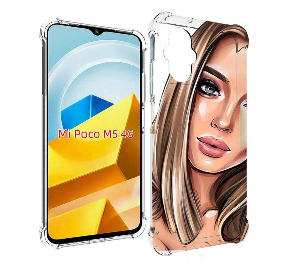 

Чехол MyPads Tocco для Xiaomi M5 девушка-с-каре женский, Прозрачный, Tocco