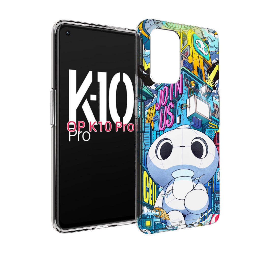 

Чехол MyPads FaceU для OPPO K10 Pro, Прозрачный, Tocco