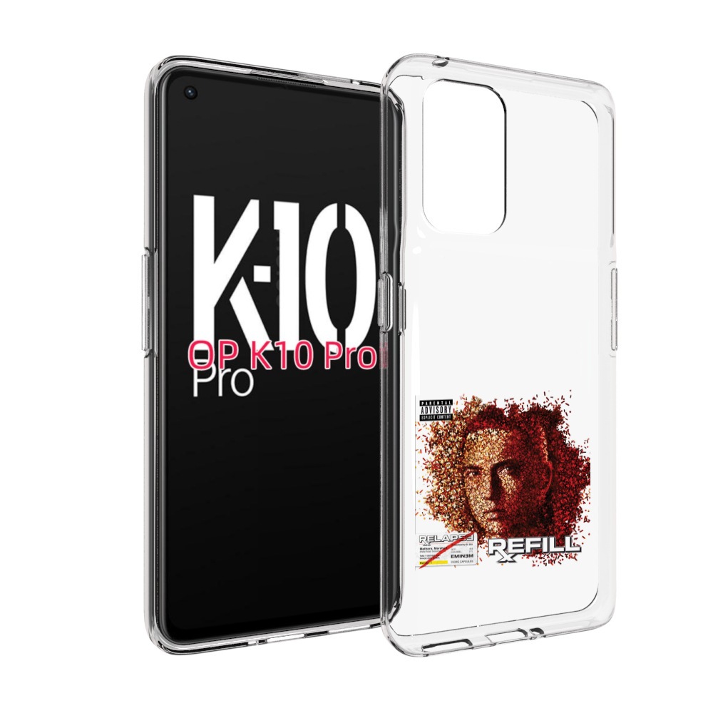 

Чехол MyPads Eminem RELAPSE, REFILL для OPPO K10 Pro, Прозрачный, Tocco