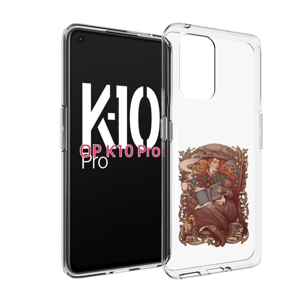 

Чехол MyPads Женские_126 для OPPO K10 Pro, Прозрачный, Tocco