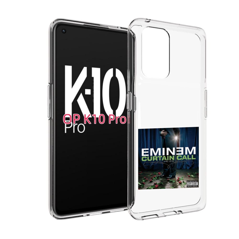 

Чехол MyPads Eminem CURTAIN CALL, THE HITS для OPPO K10 Pro, Прозрачный, Tocco