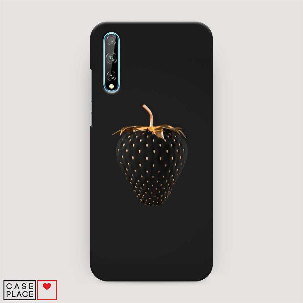 

Чехол Awog "Черно-золотая клубника" для Huawei P Smart S