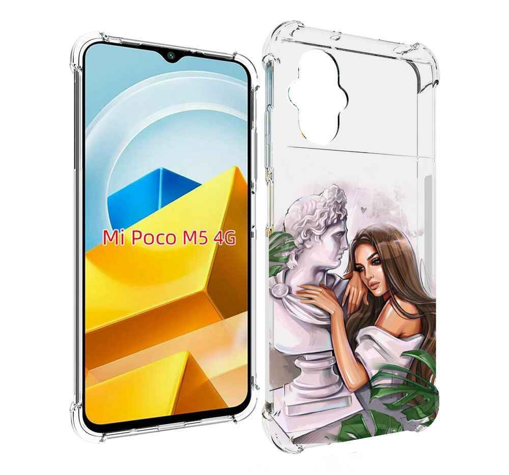 

Чехол MyPads Tocco для Xiaomi M5 девушка-модель-со-статуей женский, Прозрачный, Tocco