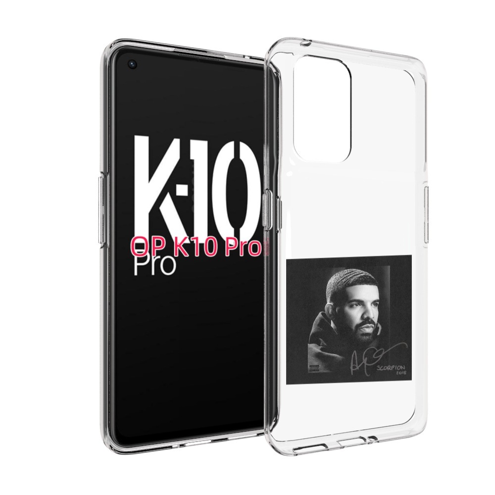 

Чехол MyPads Drake - Scorpion для OPPO K10 Pro, Прозрачный, Tocco