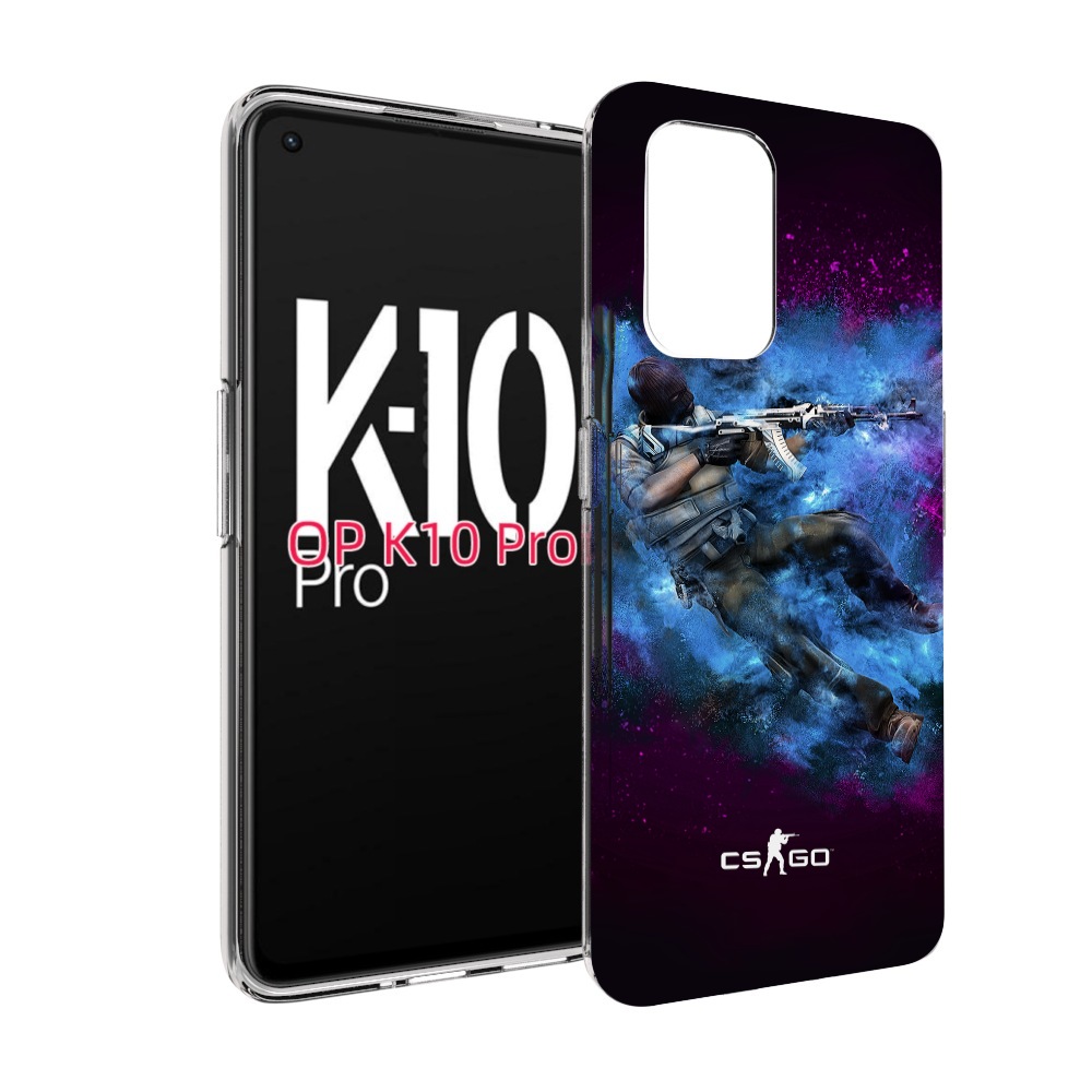 

Чехол MyPads CS-go-террорист для OPPO K10 Pro, Прозрачный, Tocco