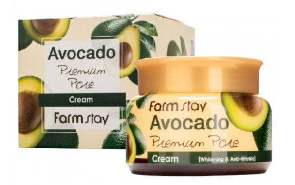 фото Отбеливающий лифтинг-крем farmstay avocado premium pore cream 100 г