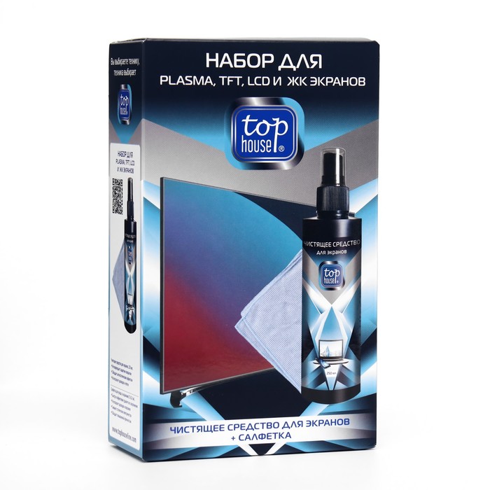 

Набор для PLASMA, TFT, LCD и ЖК экранов Top House, 2 предмета