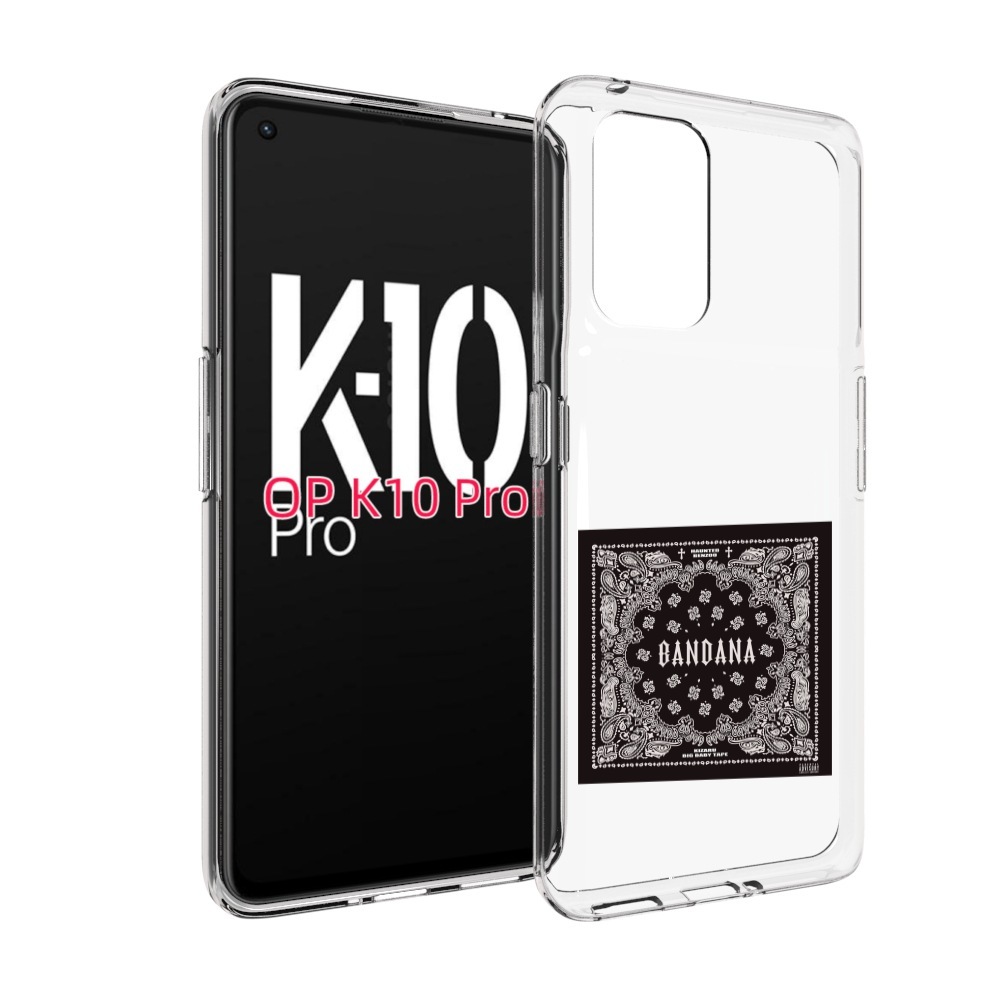 

Чехол MyPads Bandana I Big Baby Tape для OPPO K10 Pro, Прозрачный, Tocco