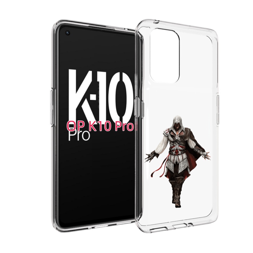 

Чехол MyPads Assassin's-Creed мужской для OPPO K10 Pro, Прозрачный, Tocco