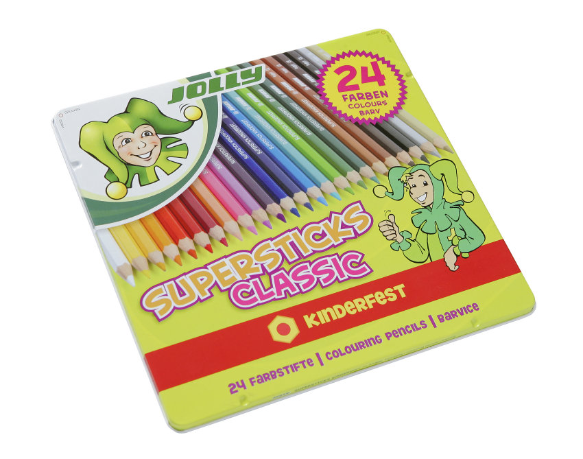 

Карандаши цветные "Supersticks kinderfest. Classic", 24 цвета