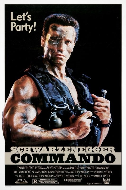 

Постер к фильму "Коммандос" (Commando) Оригинальный 50,8x76,2 см