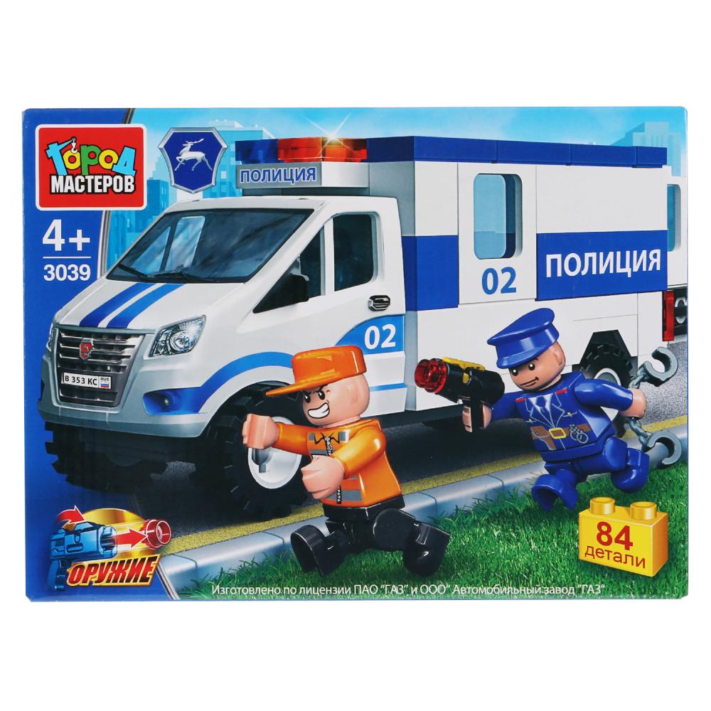 

Конструктор "Газель. Полиция", с фигурками, 84 детали
