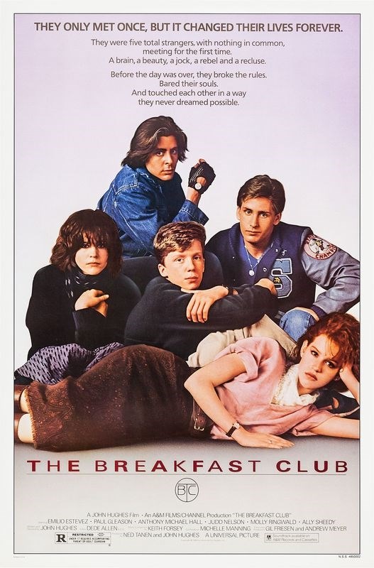 

Постер к фильму "Клуб «Завтрак»" (The Breakfast Club) A4