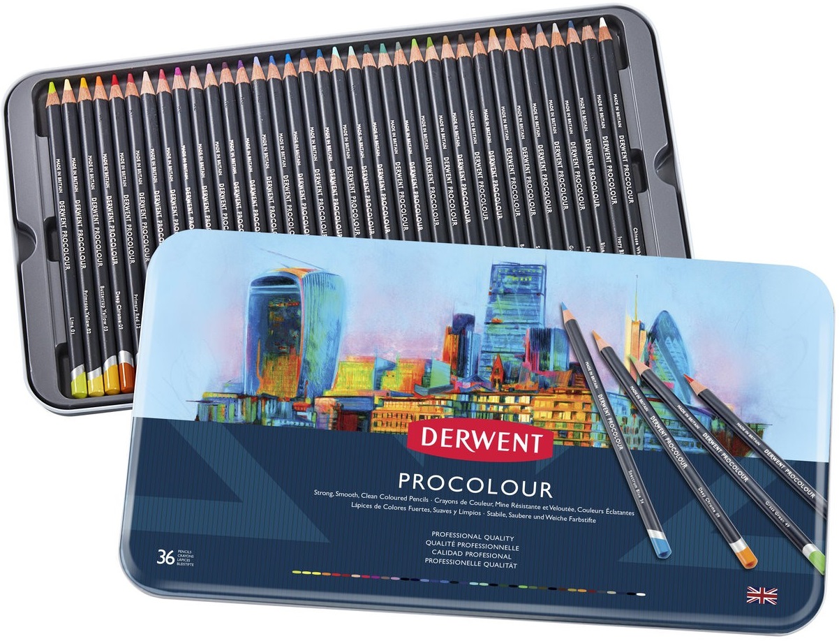 фото Набор карандашей "procolour", 36 цветов derwent