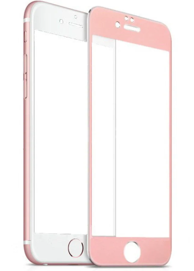 

Защитное стекло на iPhone 6/6S, 3D Tiger Glass, розовое золото, с олеофобным покрытием