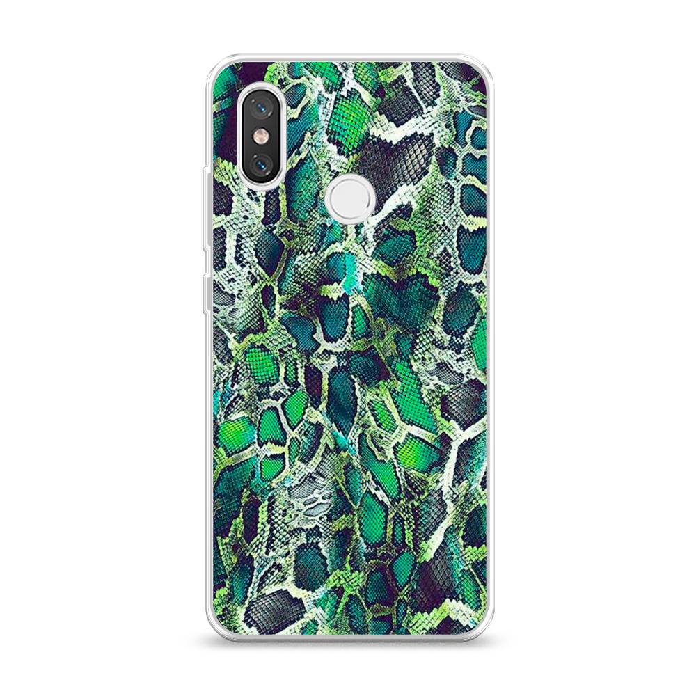 

Чехол Awog на Xiaomi Mi 8 "Зеленая кожа змеи", Разноцветный, 33550-3