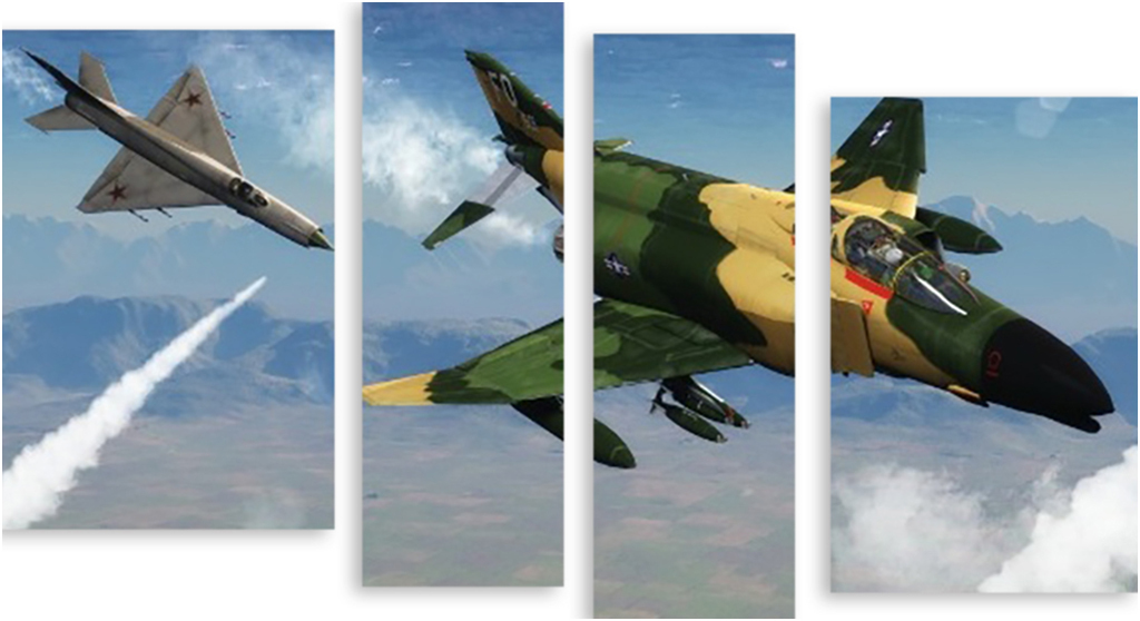 

Картина модульная на холсте Модулка Военные самолеты 150x88 см, 3581