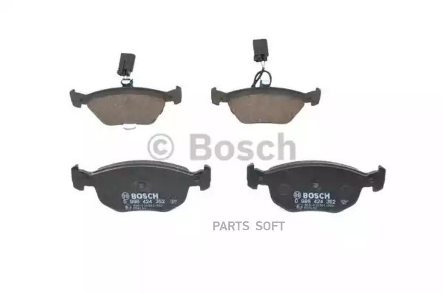 

Тормозные колодки Bosch дисковые 986424352