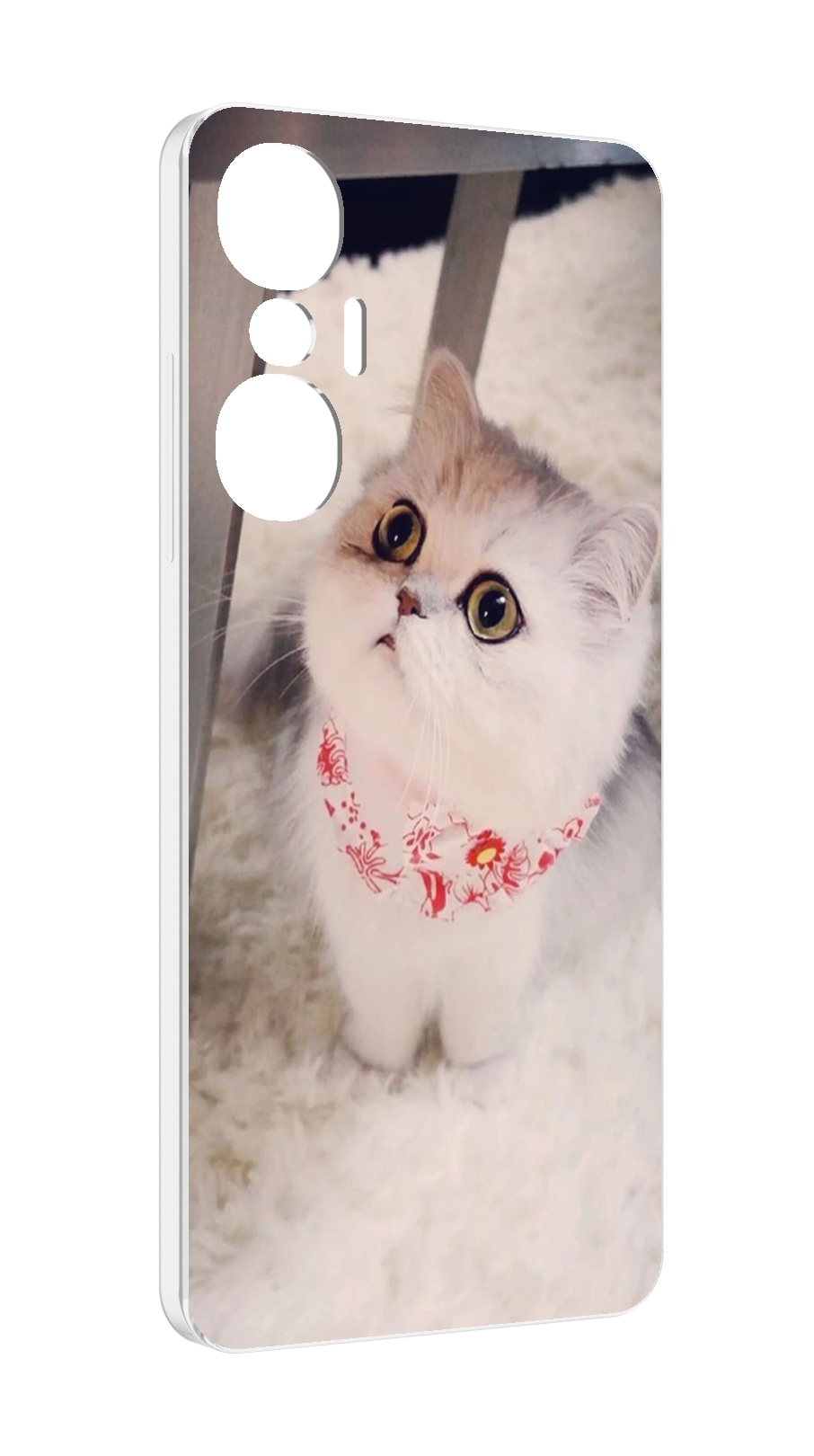 

Чехол MyPads Котеночек женский для Infinix Hot 20S противоударный, Tocco