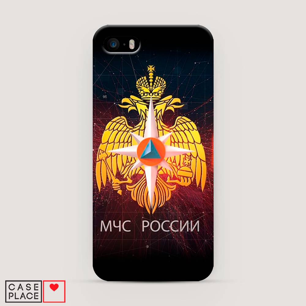 

Пластиковый чехол "МЧС России" на Apple iPhone 5, 10320-4